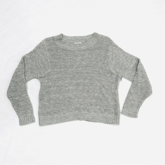 SUSINA Grey Heathered Knit Pullover Sweater - Picture 1 of 7